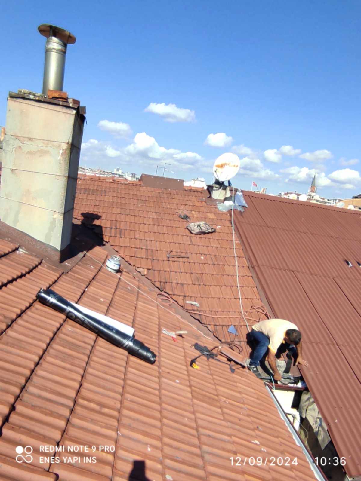 Yeni mahalle Silivri İstanbul çatı tadilatı 0536 575 70 13